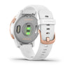 Garmin Vivoactive 4S White with Rose-Gold Hardware.