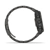 Garmin Fenix 7 Sapphire Solar Edition Carbon Grey DLC Titanium with Carbon Grey DLC Vented Titanium Band.
