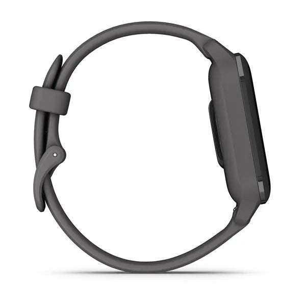 Garmin Venu Sq 2 Slate Aluminium Bezel with Shadow Grey Case and Silicone Band 010-02701-10.
