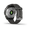 Garmin Fenix 7S-Standard Edition Silver with Graphite Band.