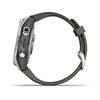 Garmin Fenix 7S-Standard Edition Silver with Graphite Band.