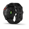 Garmin Fenix 7 Solar Edition Slate Grey with Black Band.