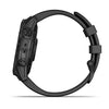 Garmin Fenix 7 Sapphire Solar Edition Black DLC Titanium with Black Band.