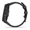 Garmin Fenix 7X Sapphire Solar Edition Black DLC Titanium with Black Band.