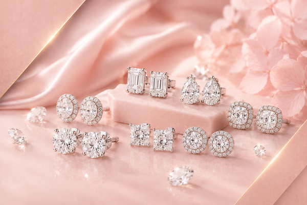 Lab Grown Diamond Earrings