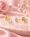 9ct Yellow Gold 0.41ct Lab Grown Diamond Stud Earrings (2100442)