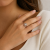 9ct Rose Gold Solitaire Diamond Engagement Ring 1102078