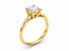 9ct Yellow Gold 1.00ct Round Lab Grown Diamond Solitaire Engagement Ring (LR8) - Cassim & Co South Africa