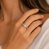9ct Rose Gold Cluster Diamond Engagement Ring 1102152