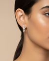 9ct Yellow Gold 1.00ct Lab Grown Diamond Huggie Earrings