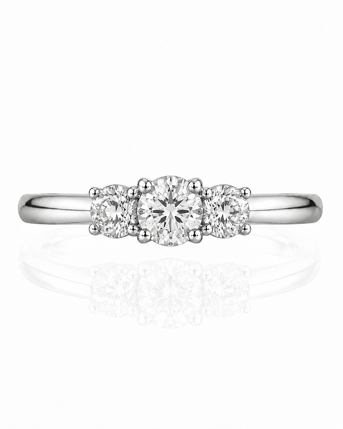 9ct White Gold 1.48ct Lab Grown Diamond Ring