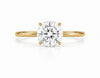 9ct yellow gold solitaire engagement ring with 1.5ct round brilliant lab grown diamond in four-claw setting