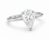 9ct White Gold Pear Shape 1.5ct Lab Grown Diamond Ring - Cassim & Co South Africa