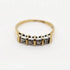 9ct yellow gold four stone diamond ring with bar setting by Cassim & Co Johannesburg