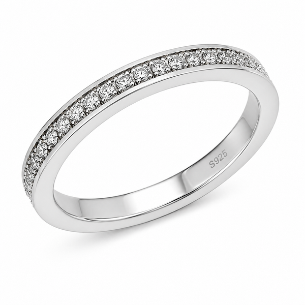 Full Eternity Moissanite Ring – MO67