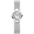Michel Herbelin Perles ladies watch with silver dial and steel bracelet, front view