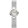 Michel Herbelin Perles ladies watch with silver dial and steel bracelet, front view