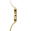 Michel Herbelin FIL 17206/BP11 — 26mm MOP Yellow Gold Bangle Watch