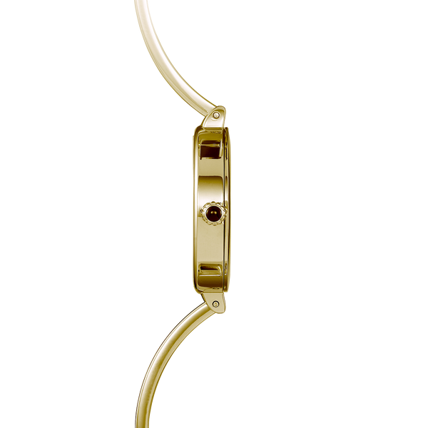 Michel Herbelin FIL 17206/BP11 — 26mm MOP Yellow Gold Bangle Watch