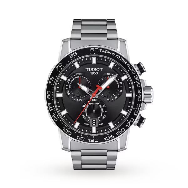 Tissot Supersport Chrono 45.5mm Black Dial Quartz