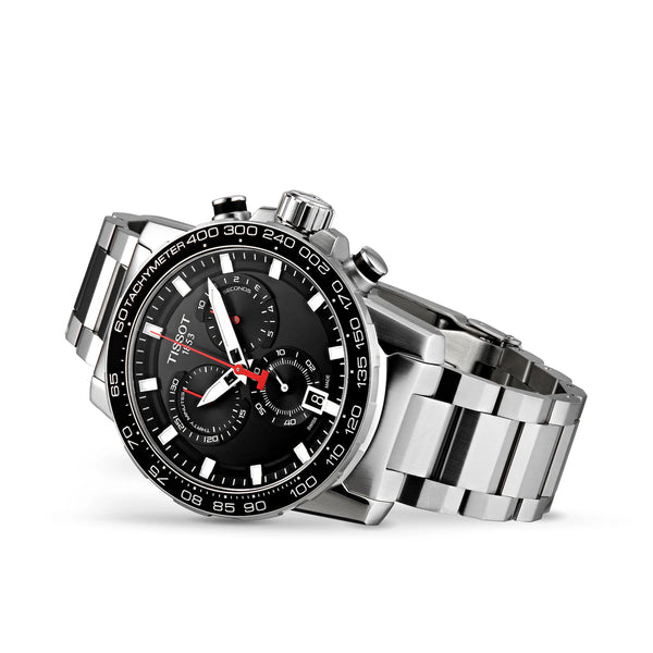 Tissot Supersport Chrono 45.5mm Black Dial Quartz