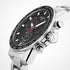 Case back and bracelet of the Tissot Supersport Chrono 45.5mm