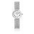 Michel Herbelin Perle 17483/B08 ladies quartz watch with white Roman numeral dial and stainless steel multi-row bead bracelet
