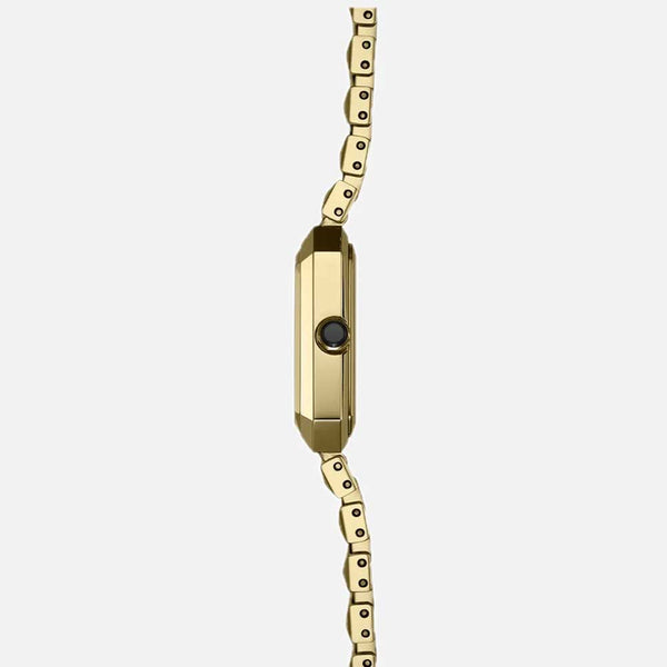 Michel Herbelin Octogône Quartz White Mother-of-Pearl Gold PVD Watch