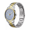 Guess Emmett Two-Tone Quartz Silver Dial Stainless Steel Watch (GW1050G4)