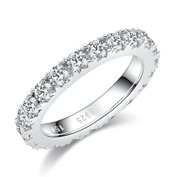 Full Eternity Moissanite Ring – M55B