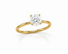 9ct Yellow Gold 1.5ct Round Lab Grown Diamond Solitaire Engagement Ring (LR12) - Cassim & Co South Africa