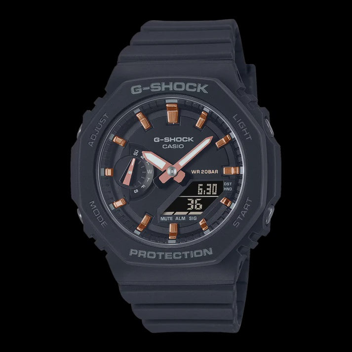CASIO G-SHOCK WOMENS 200M CARBON CORE – GMA-S2100-1ADR