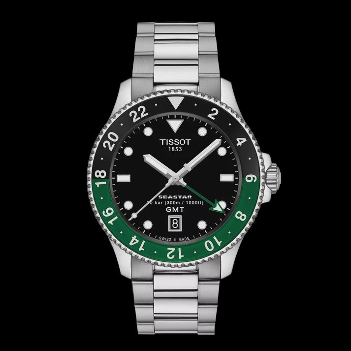 Tissot Seastar 1000 GMT 40mm T1208521105100