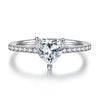 1ct Heart Solitaire Moissanite Ring – M91C - Cassim & Co South Africa