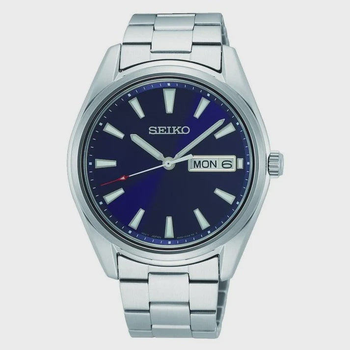 Seiko Neo Classic Blue Dial Stainless Steel Men’s Watch SUR341P1