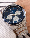 Casio MTP-1374D Multi-Function Quartz Blue Dial Stainless Steel Watch (MTP-1374D-2A3VDF)