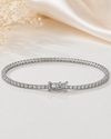 18ct White Gold 2.2ct Diamond Tennis Bracelet (PR168)