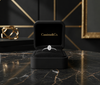 9ct White Gold 0.50ct Oval Lab Grown Diamond Solitaire Engagement Ring (LR33)