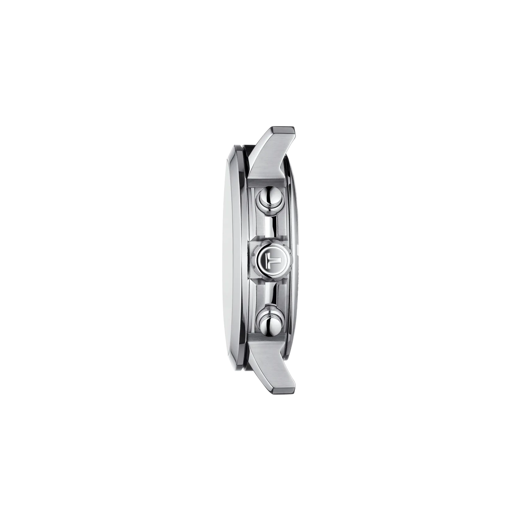Tissot PRC 200 stainless steel case and bracelet with folding clasp and diver extension
