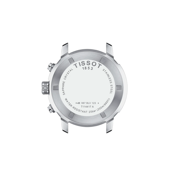 Tissot PRC 200 Chronograph 43mm Quartz Black Dial T114.417.11.057.00