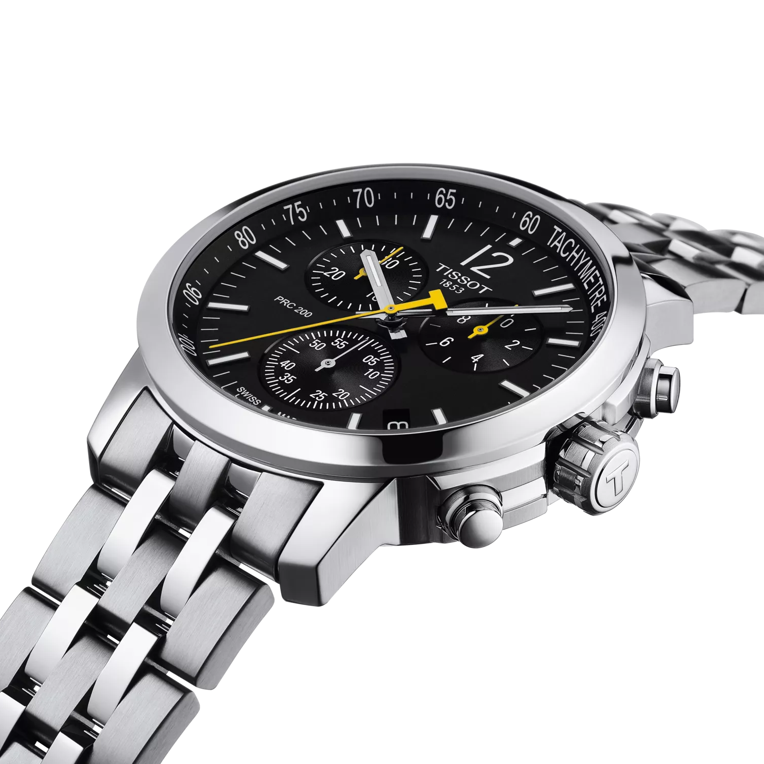 Tissot PRC 200 Chronograph 43mm Quartz Black Dial T114.417.11.057.00