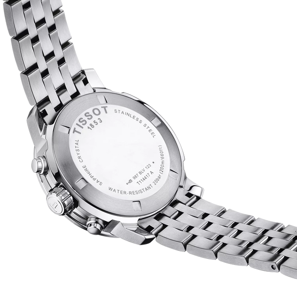 Tissot PRC 200 Chronograph 43mm Quartz Black Dial T114.417.11.057.00