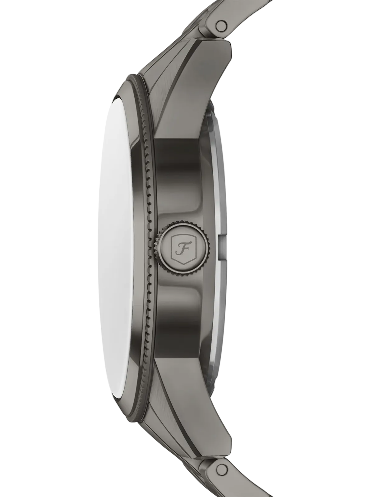 Fossil Pearson Multifunction Quartz Gunmetal Stainless Steel Watch (FS6136)