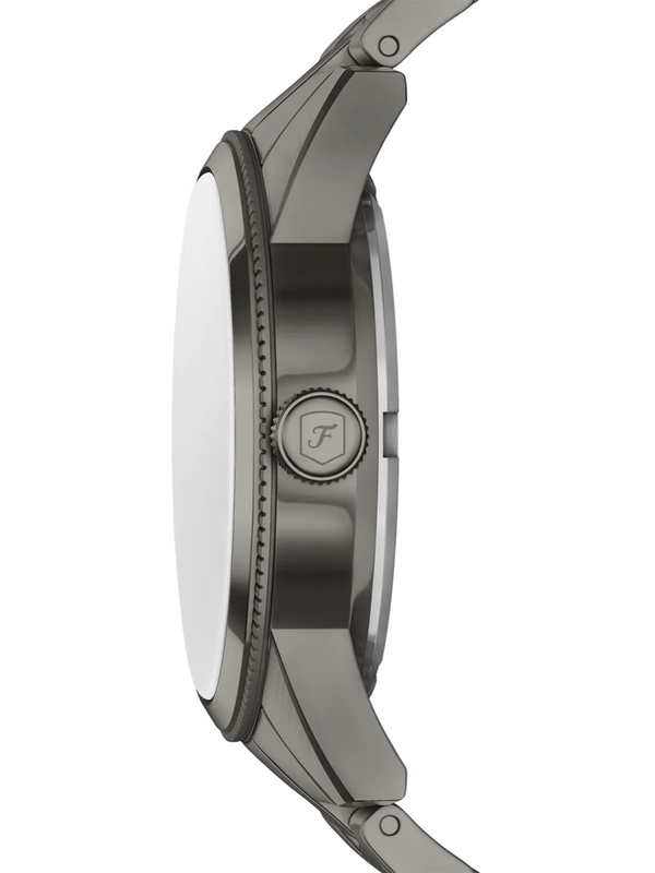 Fossil Pearson Multifunction Quartz Gunmetal Stainless Steel Watch (FS6136)