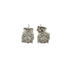 9ct white gold diamond cluster stud earrings 0.14ct - Cassim & Co. Johannesburg