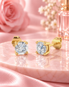 9ct Yellow Gold 0.61ct Round Lab Grown Diamond Stud Earrings (2100441)