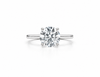 9ct White Gold 1ct Round Lab Grown Diamond Ring