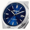 Ingersoll The Rider Automatic Blue Dial Stainless Steel Polyurethane Strap Watch (I16802) - Cassim & Co South Africa