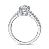 4 Claw 1ct Round Moissanite Ring
