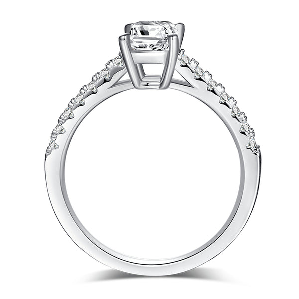 1ct Emerald Solitaire Moissanite Ring – M91D - Cassim & Co South Africa